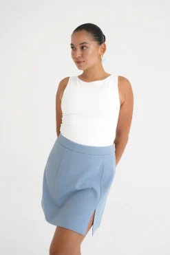 Fayt Skirts | ANA SKIRT POWDER BLUE
