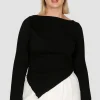 Fayt Tops | Jackets, Knits & Coats | ARBOR TOP BLACK