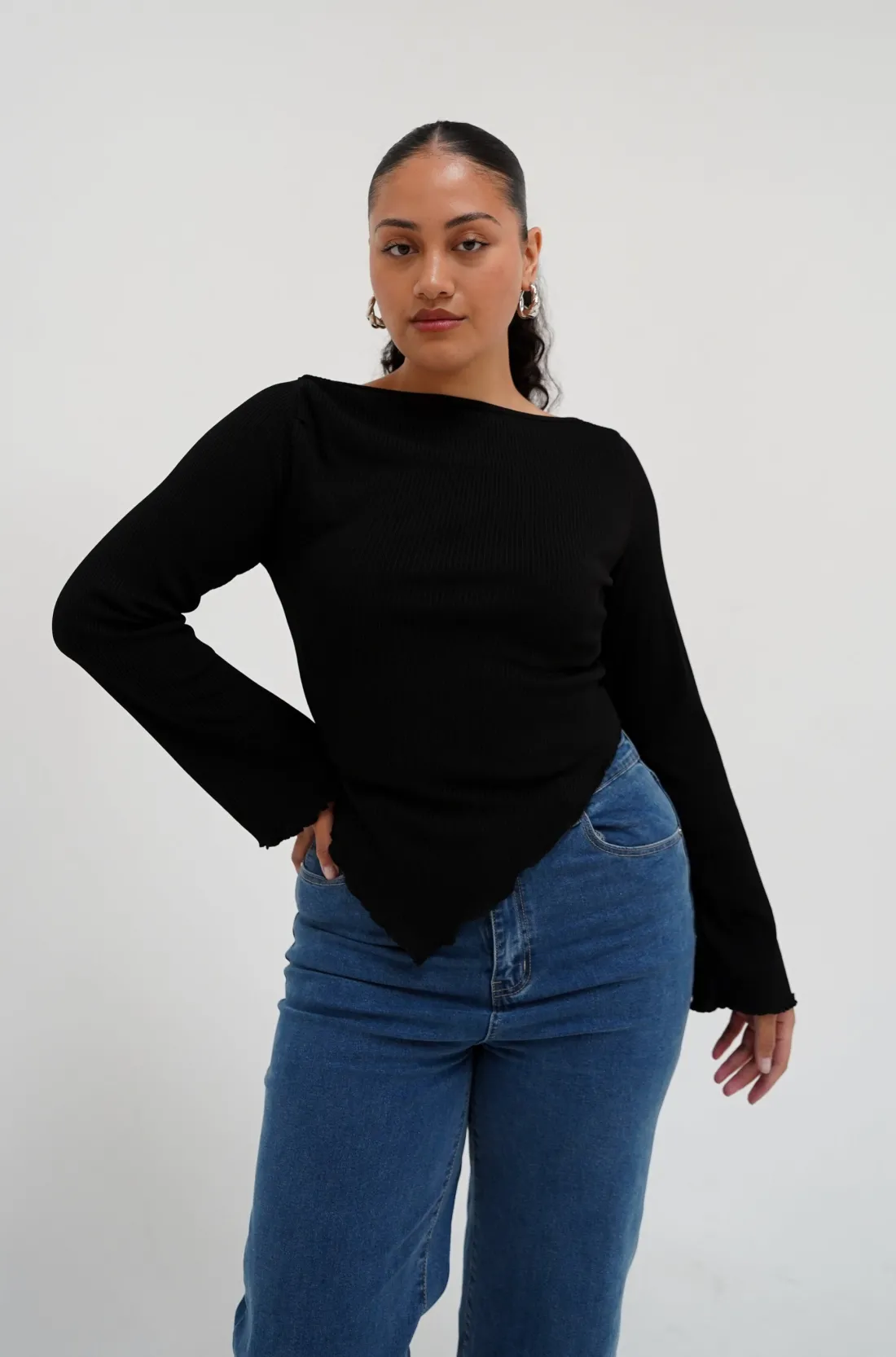 Fayt Tops | Jackets, Knits & Coats | ARBOR TOP BLACK