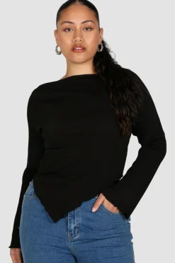 Fayt Tops | Jackets, Knits & Coats | ARBOR TOP BLACK