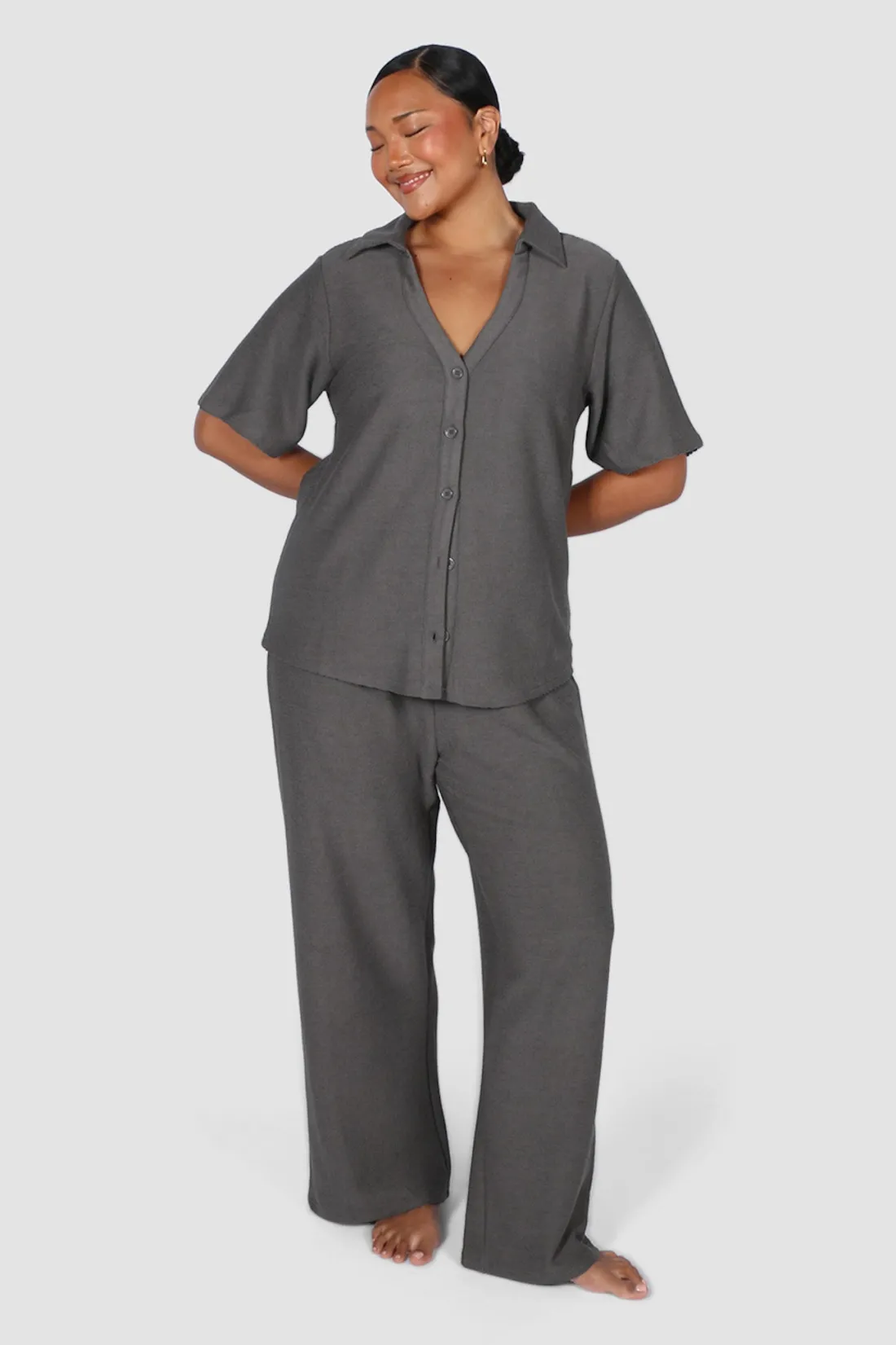 Fayt Tops | Sets | ARDEN SHIRT GREY
