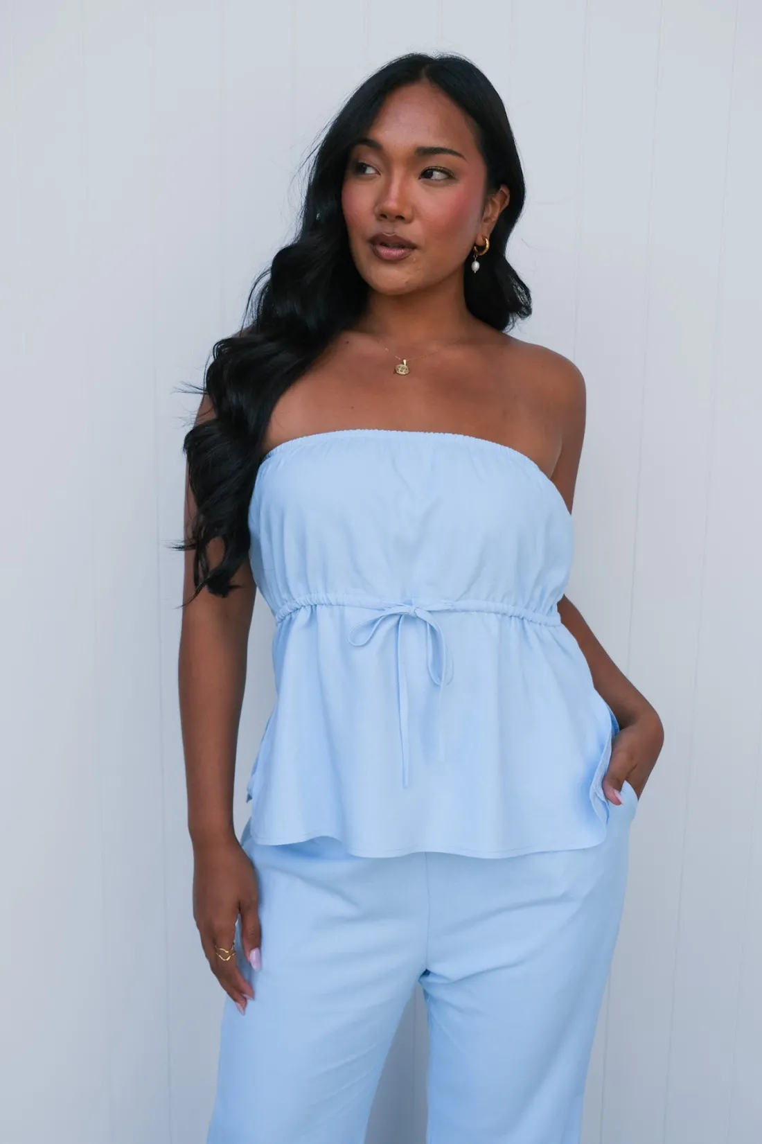 Fayt Tops | AVANIA TOP SOFT BLUE