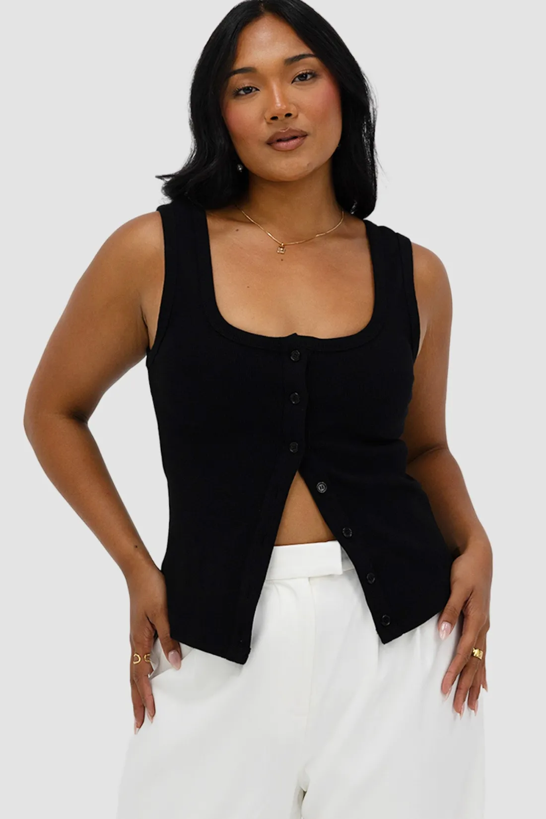 Fayt Tops | BECKER TOP BLACK