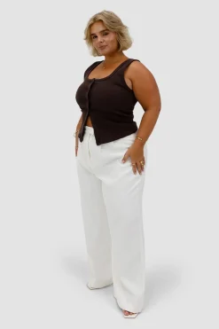 Fayt Tops | BECKER TOP CHOCOLATE
