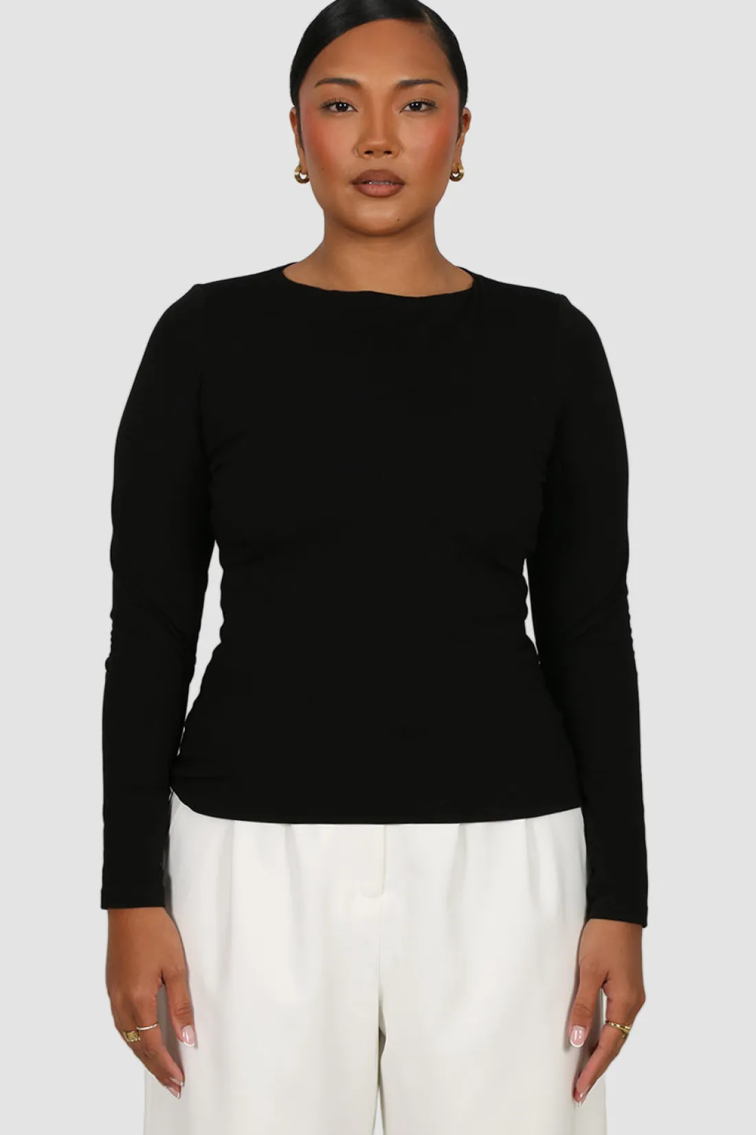 Fayt Tops | BUTTERY LONG SLEEVE BLACK