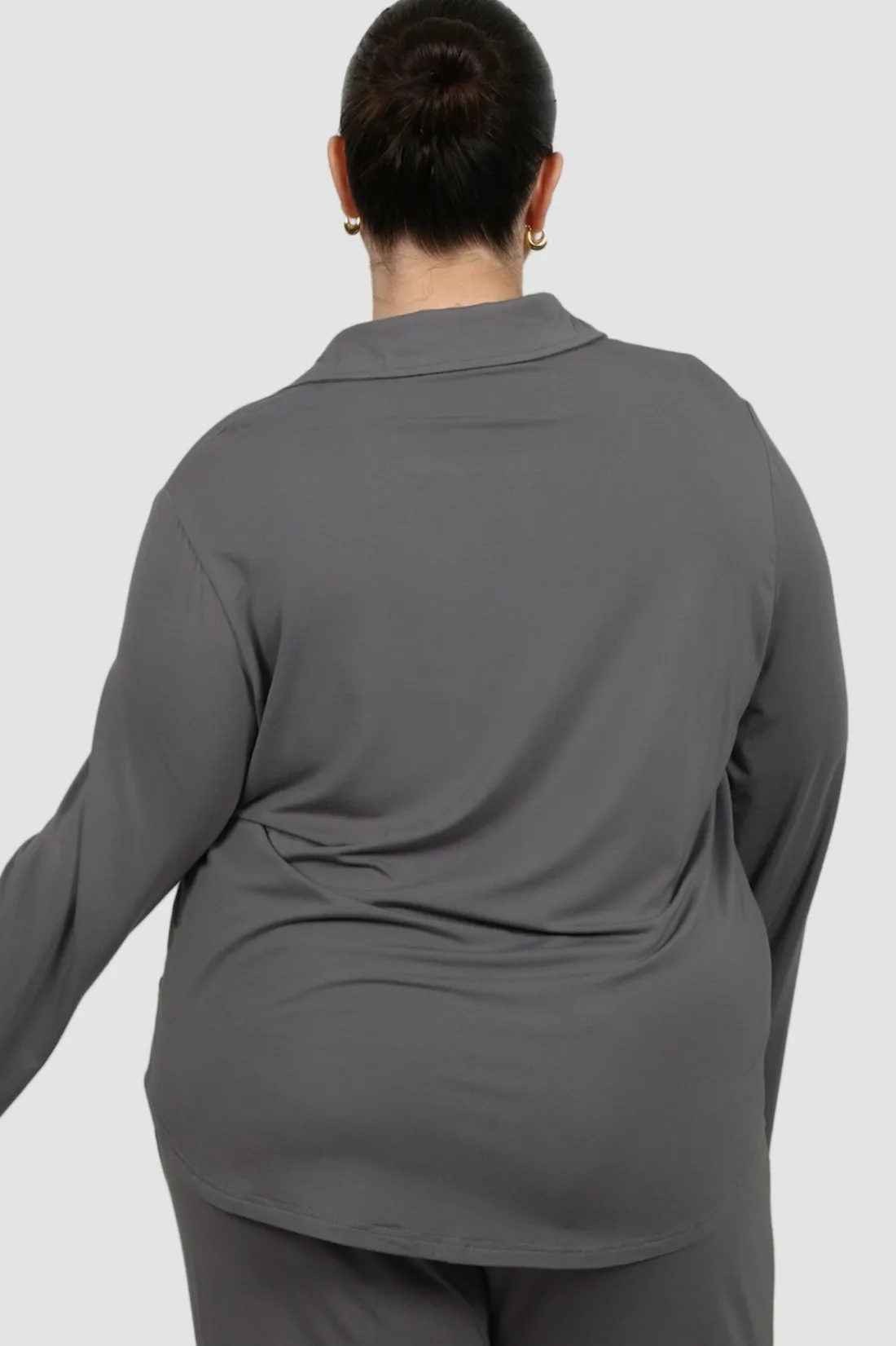 Fayt Tops | Sets | BUTTERY SLEEP TOP L/S GREY