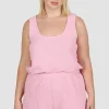 Fayt Shorts | CAPRI WAFFLE SHORTS PINK