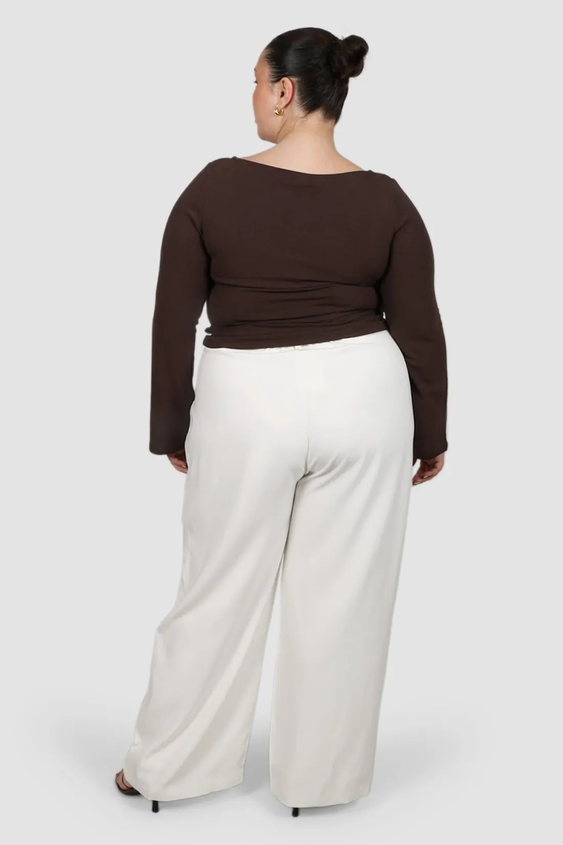 Fayt Tops | Jackets, Knits & Coats | DAKOTA RIBBED TOP ESPRESSO