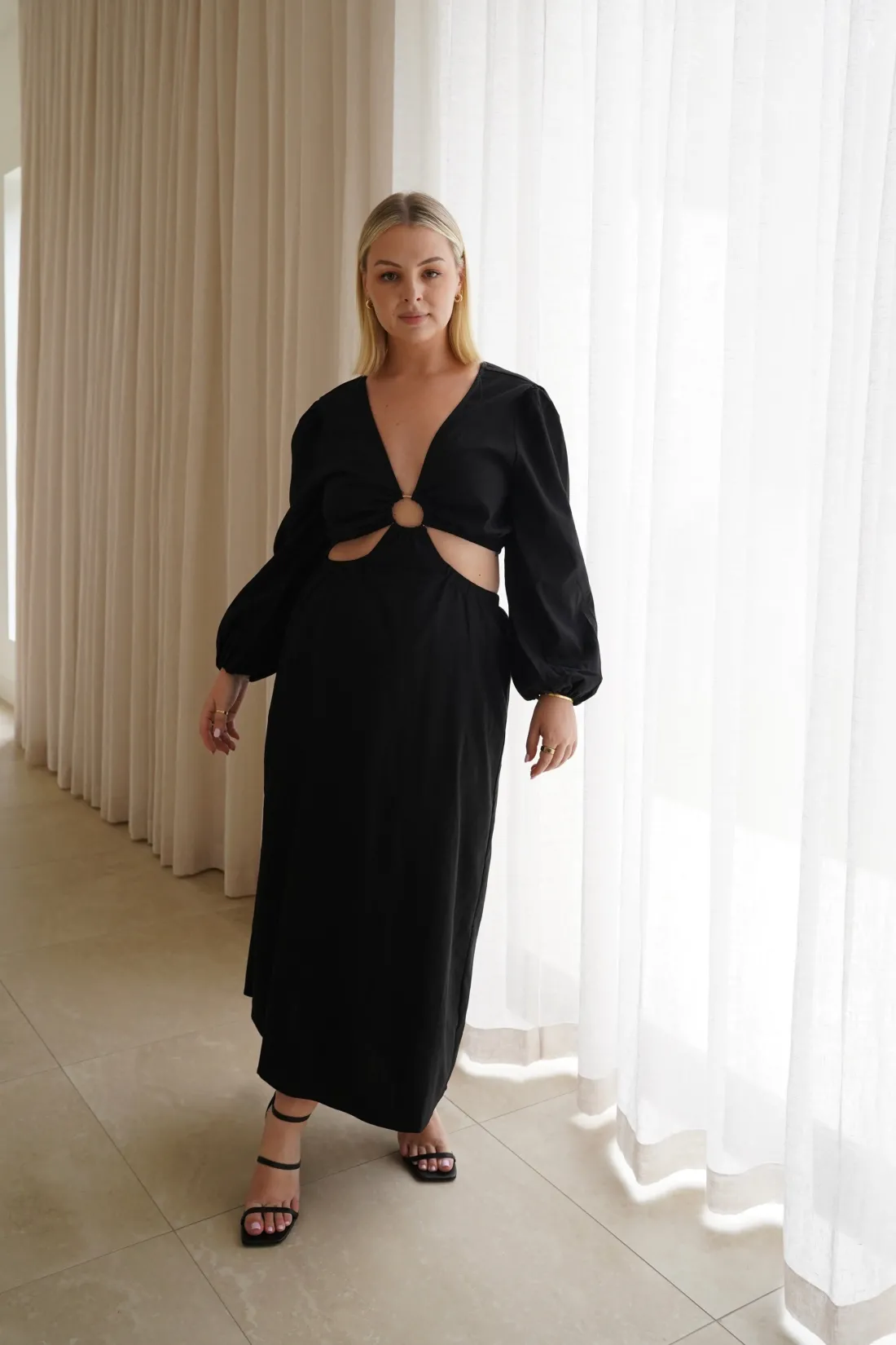 Fayt Dresses | Dresses | DAYTONA LINEN BLEND DRESS BLACK