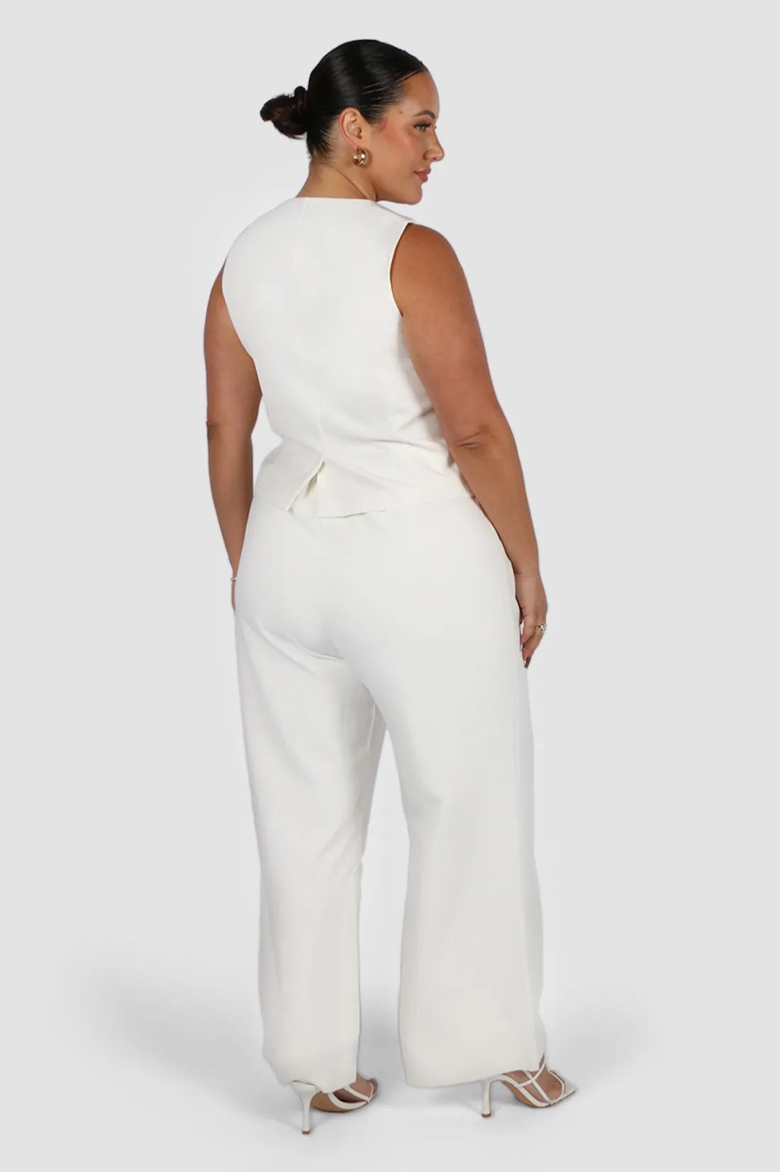 Fayt Tops | DIEGO VEST WHITE