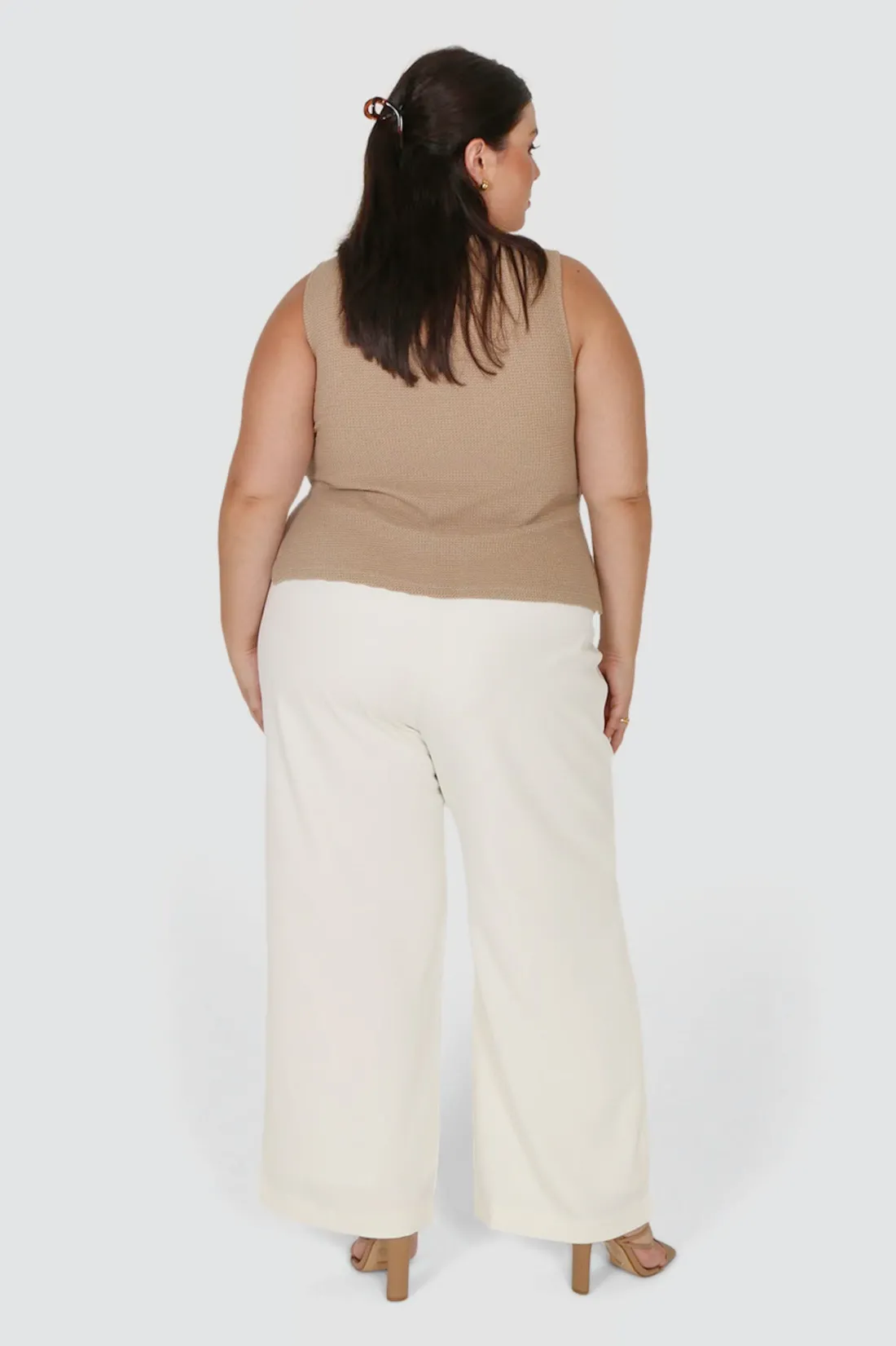 Fayt Tops | EVIE WAFFLE TOP BISCUIT