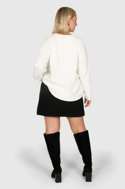 Fayt Tops | Sweaters & Knits | KNIT SWEATER WHITE