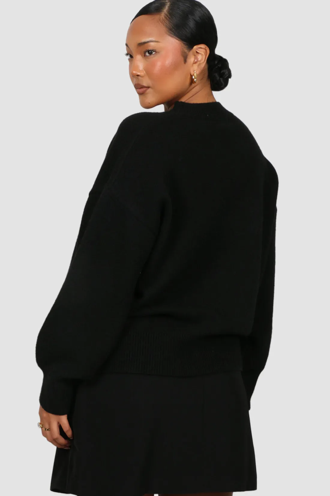 Fayt Tops | Jackets, Knits & Coats | HARPER KNIT BLACK