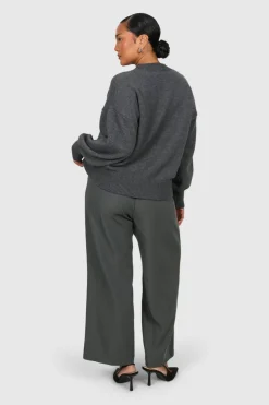 Fayt Tops | Sweaters & Knits | HARPER KNIT GREY