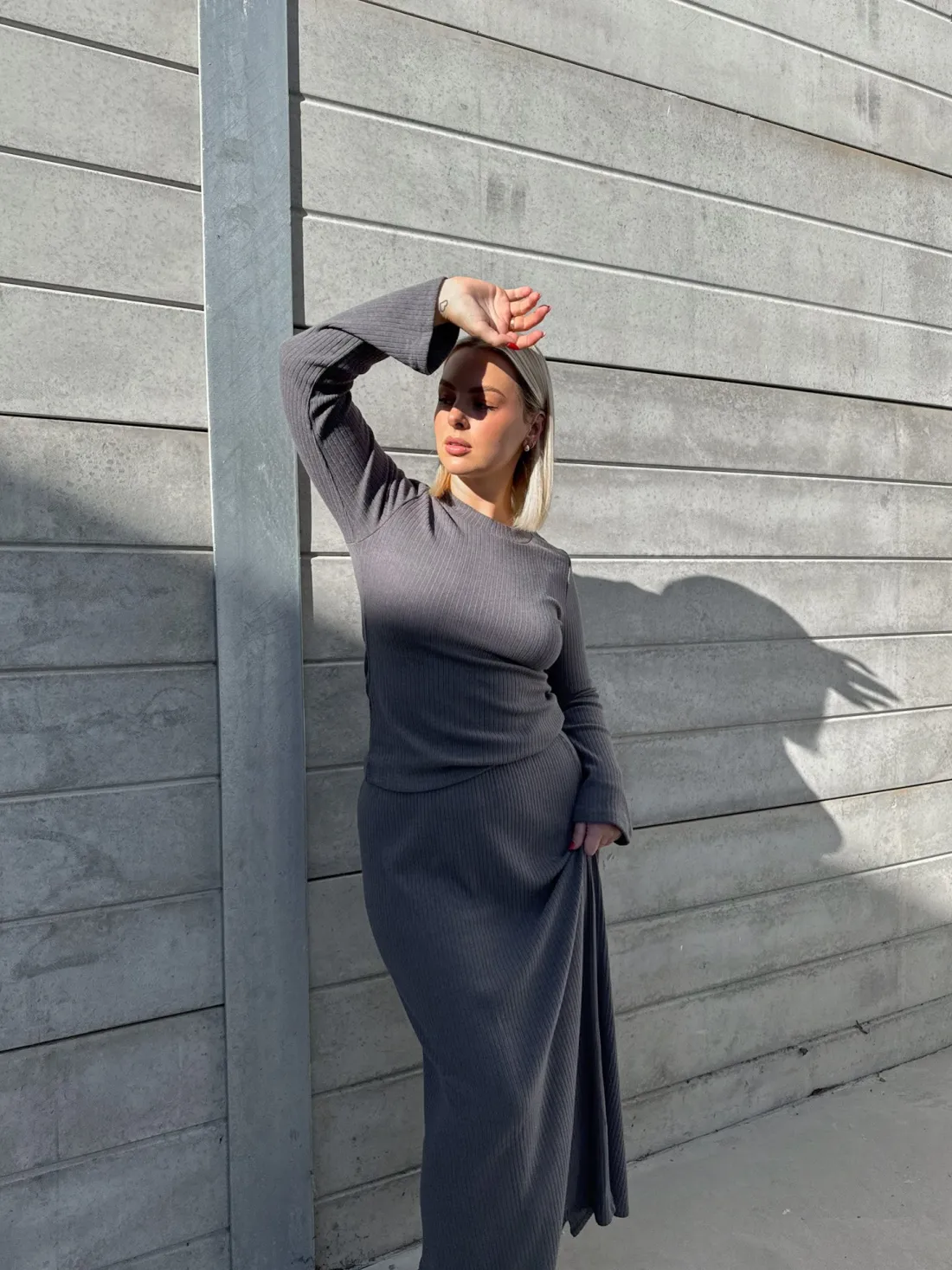Fayt Tops | Sets | HAZE TOP CHARCOAL