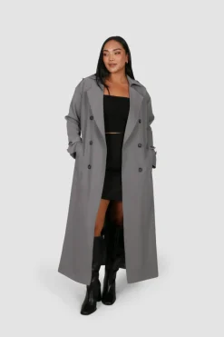 Fayt Jackets, Knits & Coats | HENDRIX TRENCH COAT GREY