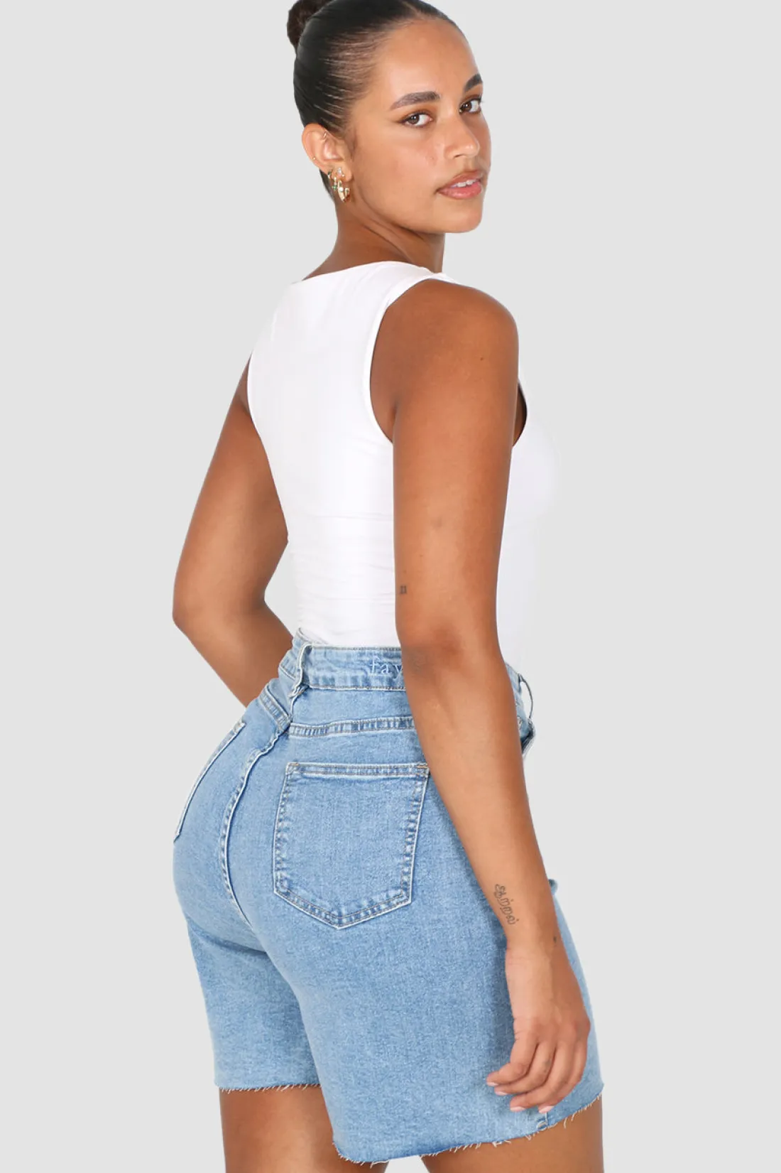 Fayt Denim | Jeans | JAGGER DENIM SHORT BLUE WASH