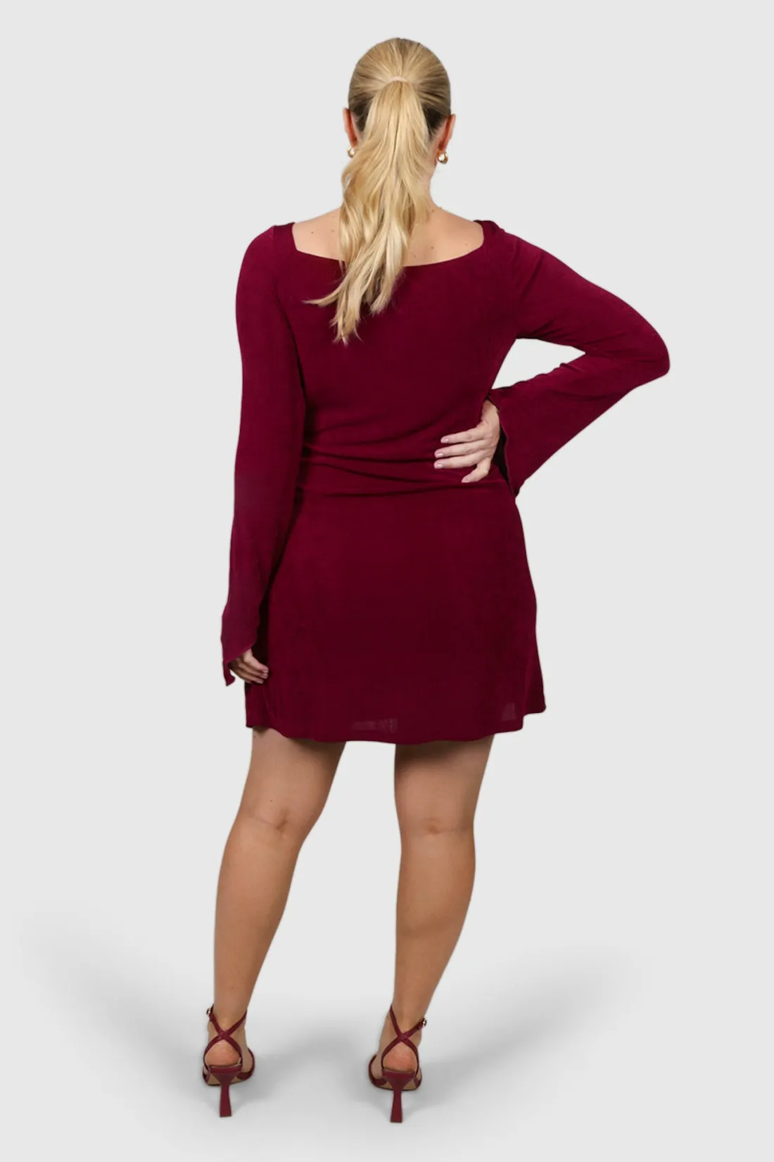 Fayt Dresses | Dresses | KENZIE MINI DRESS WINE