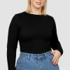 Fayt Tops | L/S BODYSUIT BLACK