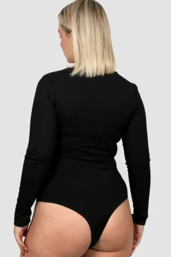 Fayt Tops | L/S BODYSUIT BLACK