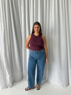 Fayt Tops | MALIBU TOP PLUM