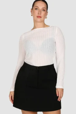 Fayt Tops | MARZA TOP WHITE