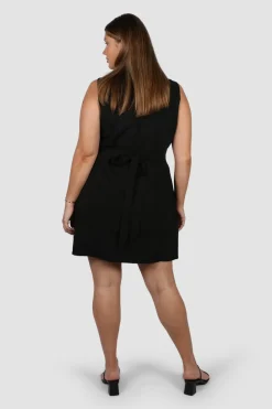 Fayt Dresses | Dresses | MAVEN BUTTON DRESS BLACK