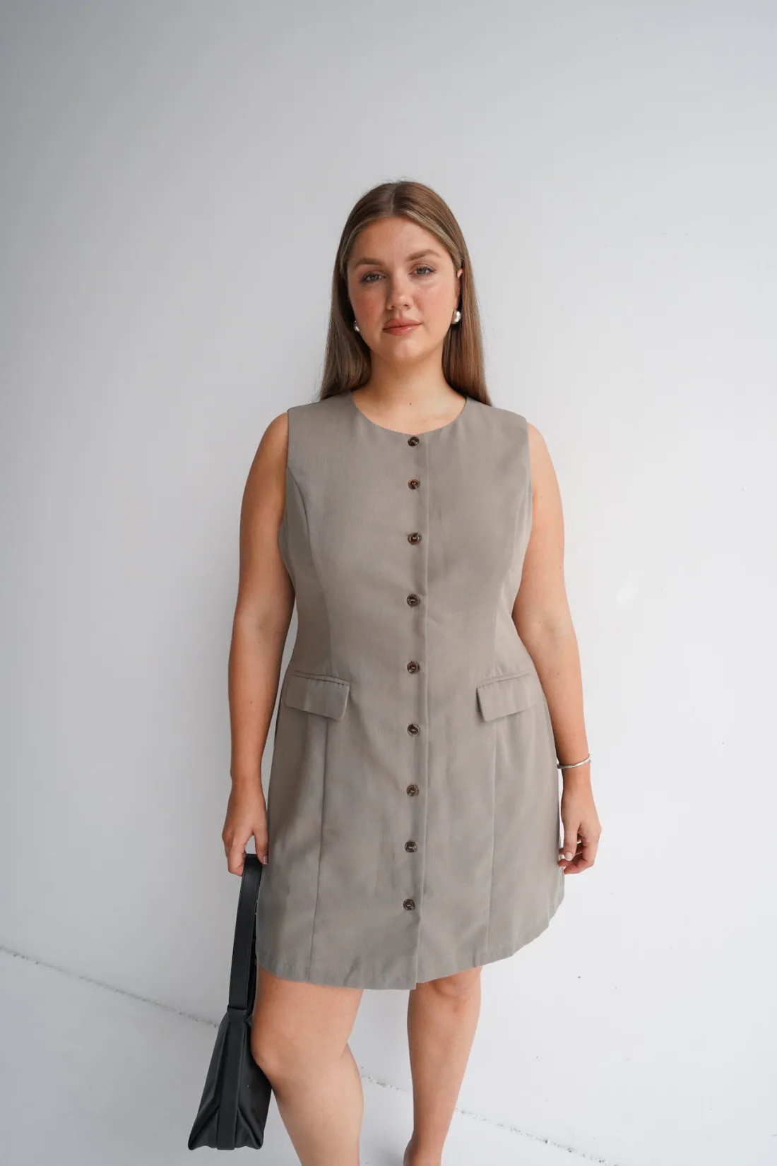 Fayt Dresses | Dresses | MAVEN BUTTON DRESS KHAKI