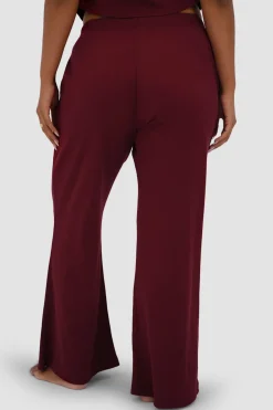 Fayt Sets | RAYLN RIB PANTS WINE