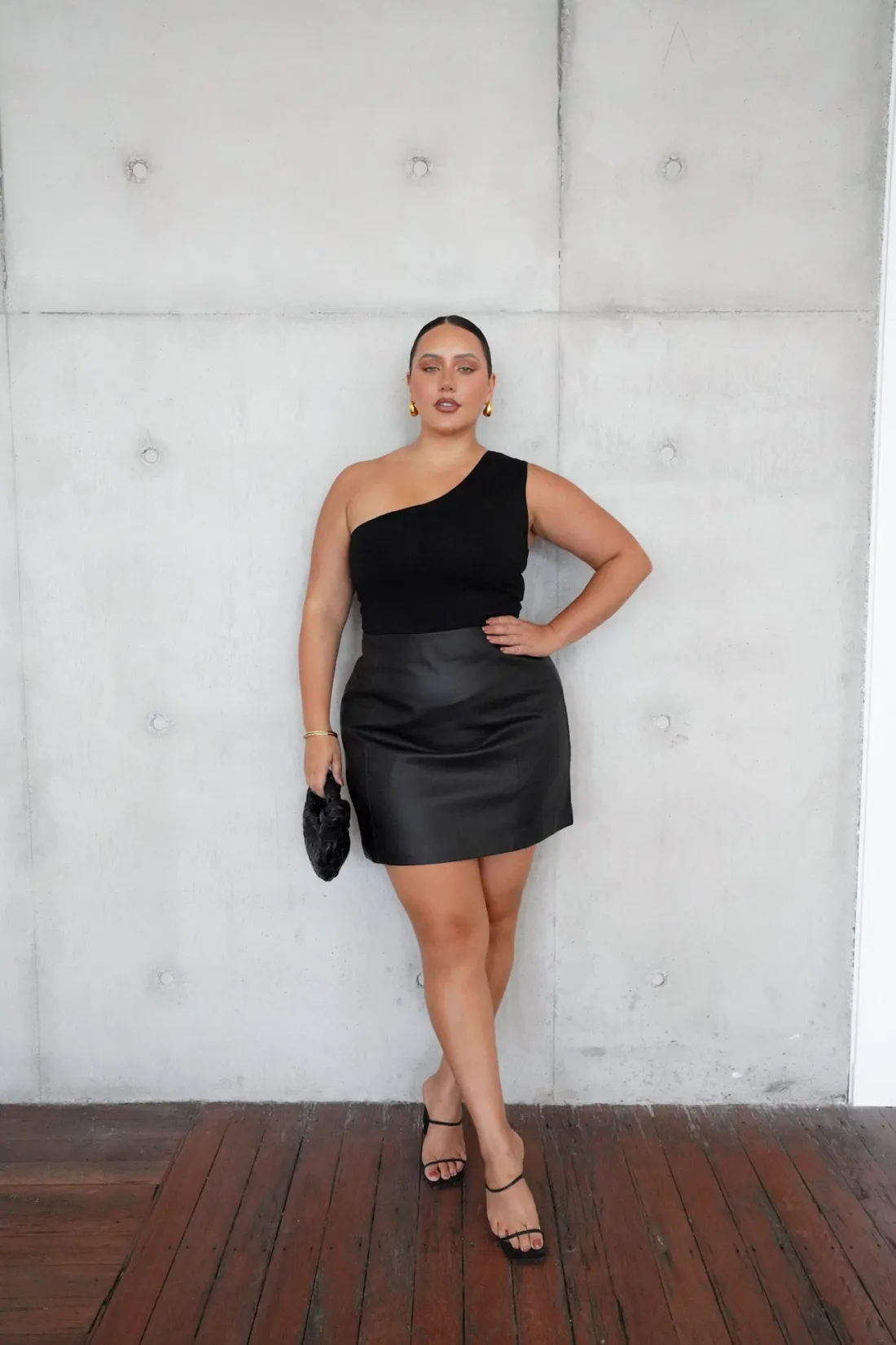 Fayt Skirts | REVOLVER PU LEATHER SKIRT BLACK