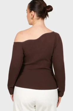 Fayt Tops | Jackets, Knits & Coats | RUMI RIB TOP ESPRESSO