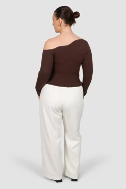 Fayt Tops | Jackets, Knits & Coats | RUMI RIB TOP ESPRESSO