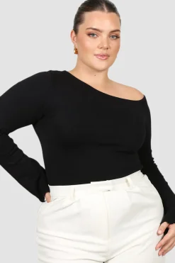 Fayt Tops | Jackets, Knits & Coats | RYLIE KNIT TOP BLACK