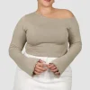 Fayt Tops | RYLIE KNIT TOP ECRU