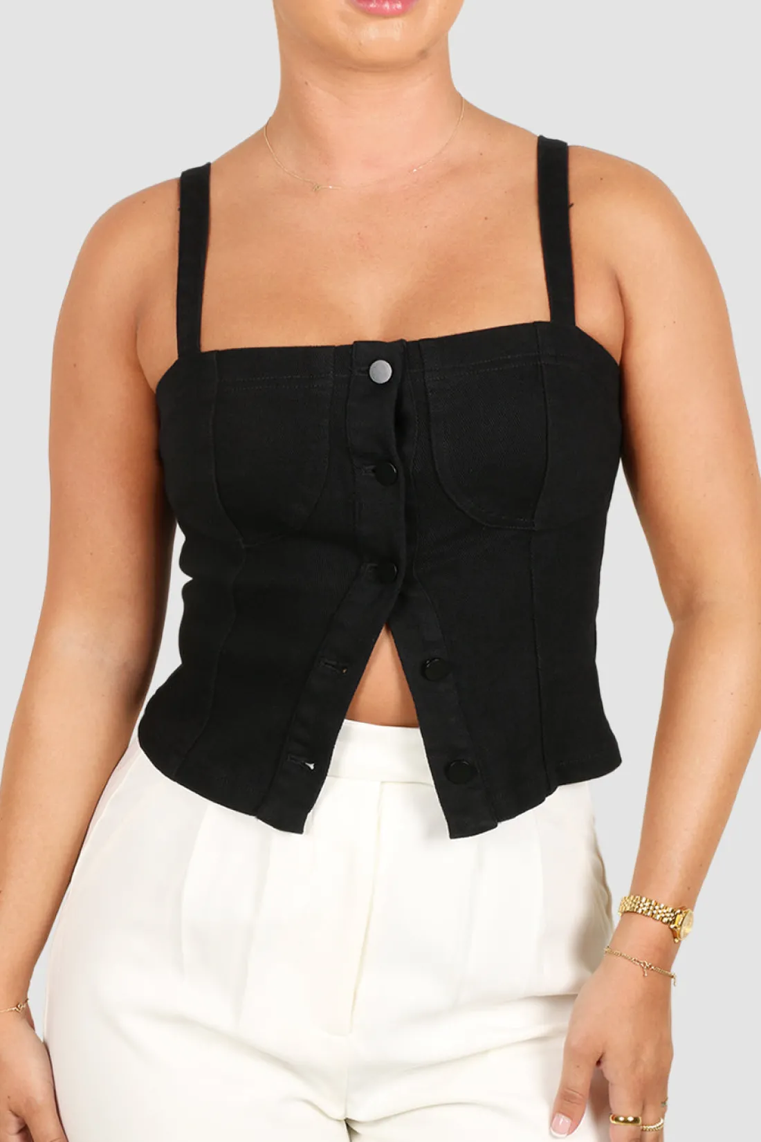 Fayt Denim | Jeans | SIREN DENIM TOP BLACK
