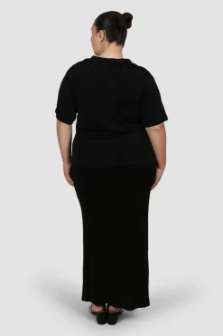Fayt Skirts | SOLA SKIRT BLACK