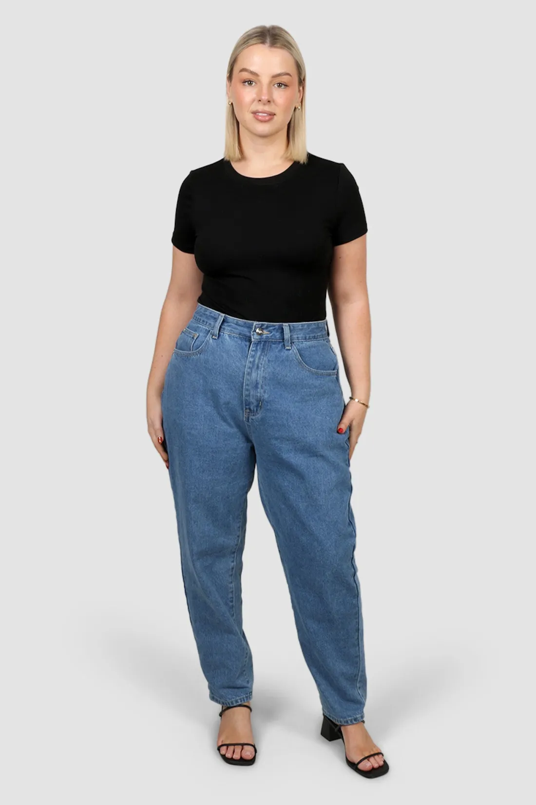 Fayt Tops | S/S BODYSUIT BLACK