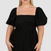Fayt Dresses | Dresses | STELLA LINEN DRESS BLACK