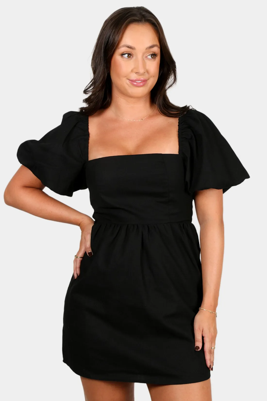 Fayt Dresses | Dresses | STELLA LINEN DRESS BLACK