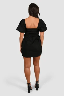 Fayt Dresses | Dresses | STELLA LINEN DRESS BLACK