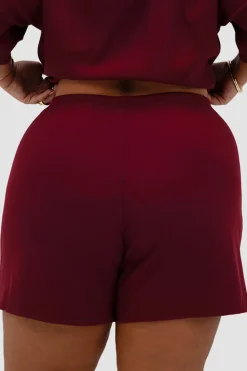 Fayt Sets | TORLA RIB SHORTS WINE