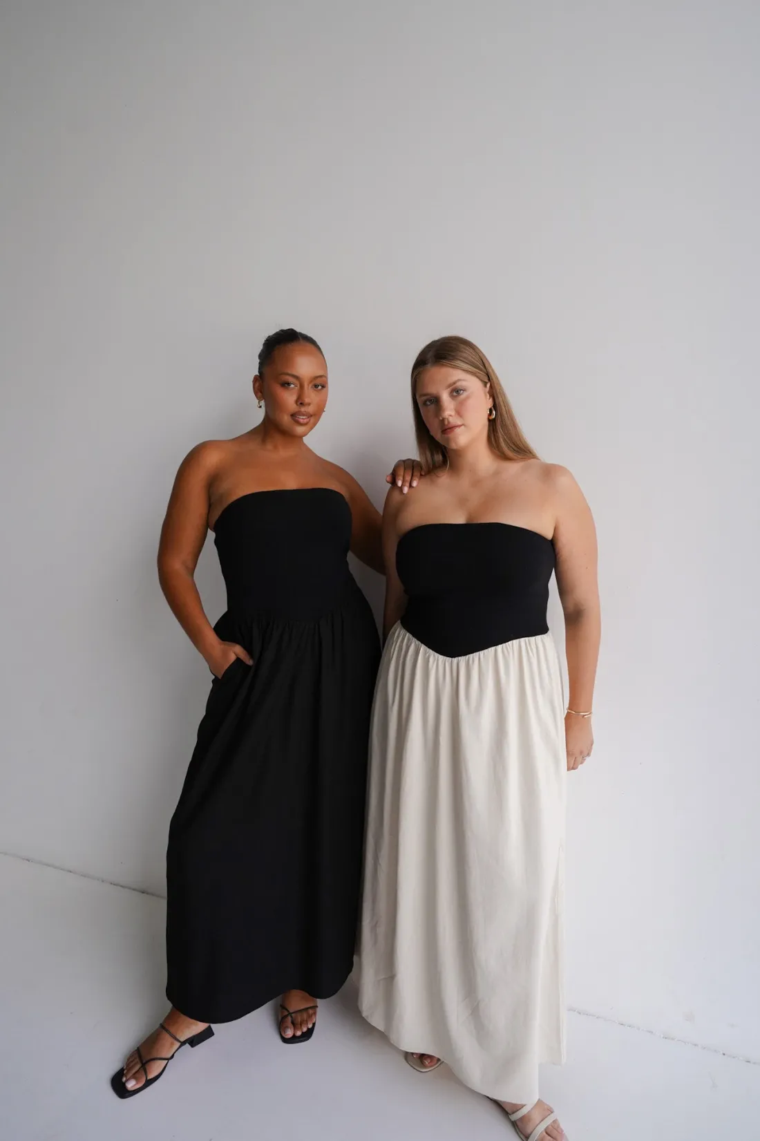 Fayt Dresses | Dresses | VELLA DRESS NEUTRAL/BLACK