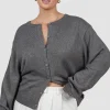 Fayt Tops | Sweaters & Knits | WILLOW KNIT CARDIGAN GREY