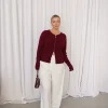 Fayt Tops | Sweaters & Knits | WREN RIB KNIT TOP MERLOT
