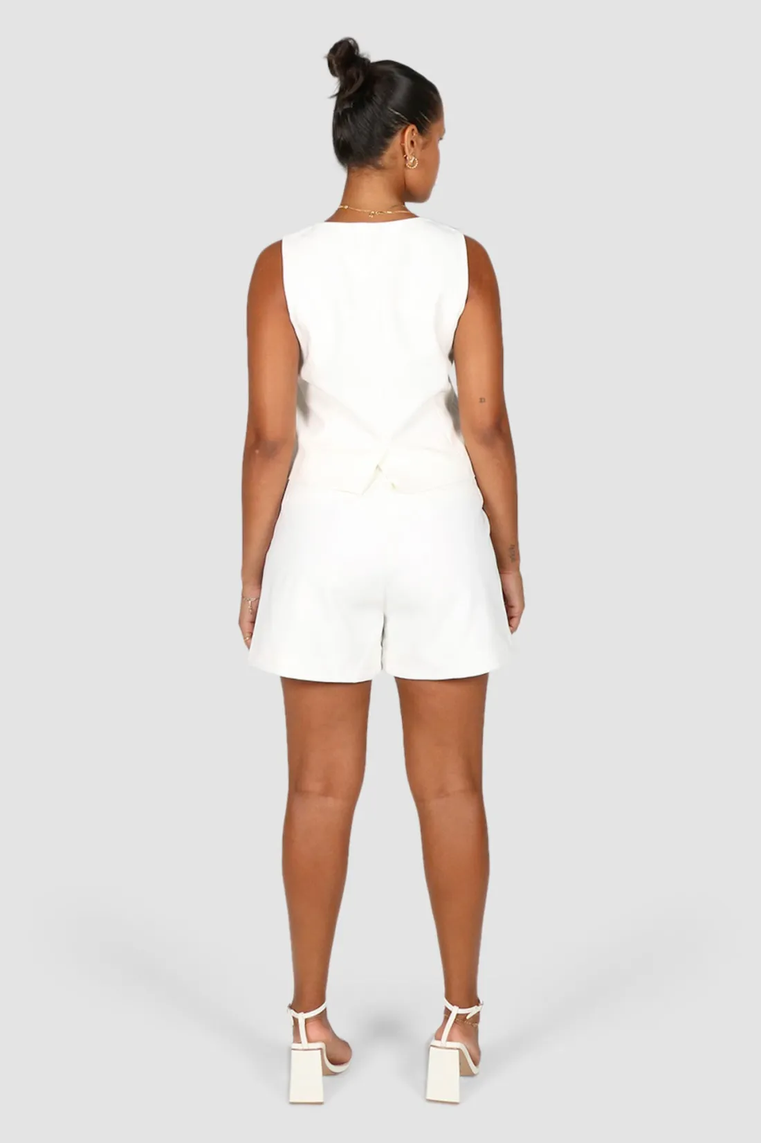 Fayt Shorts | WYATT SHORT WHITE