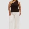 Fayt Tops | XANTIA KNIT TOP CHOCOLATE