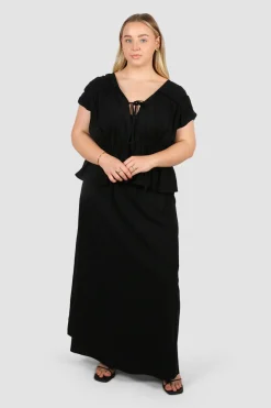 Fayt Tops | Sets | ZADIE TOP BLACK