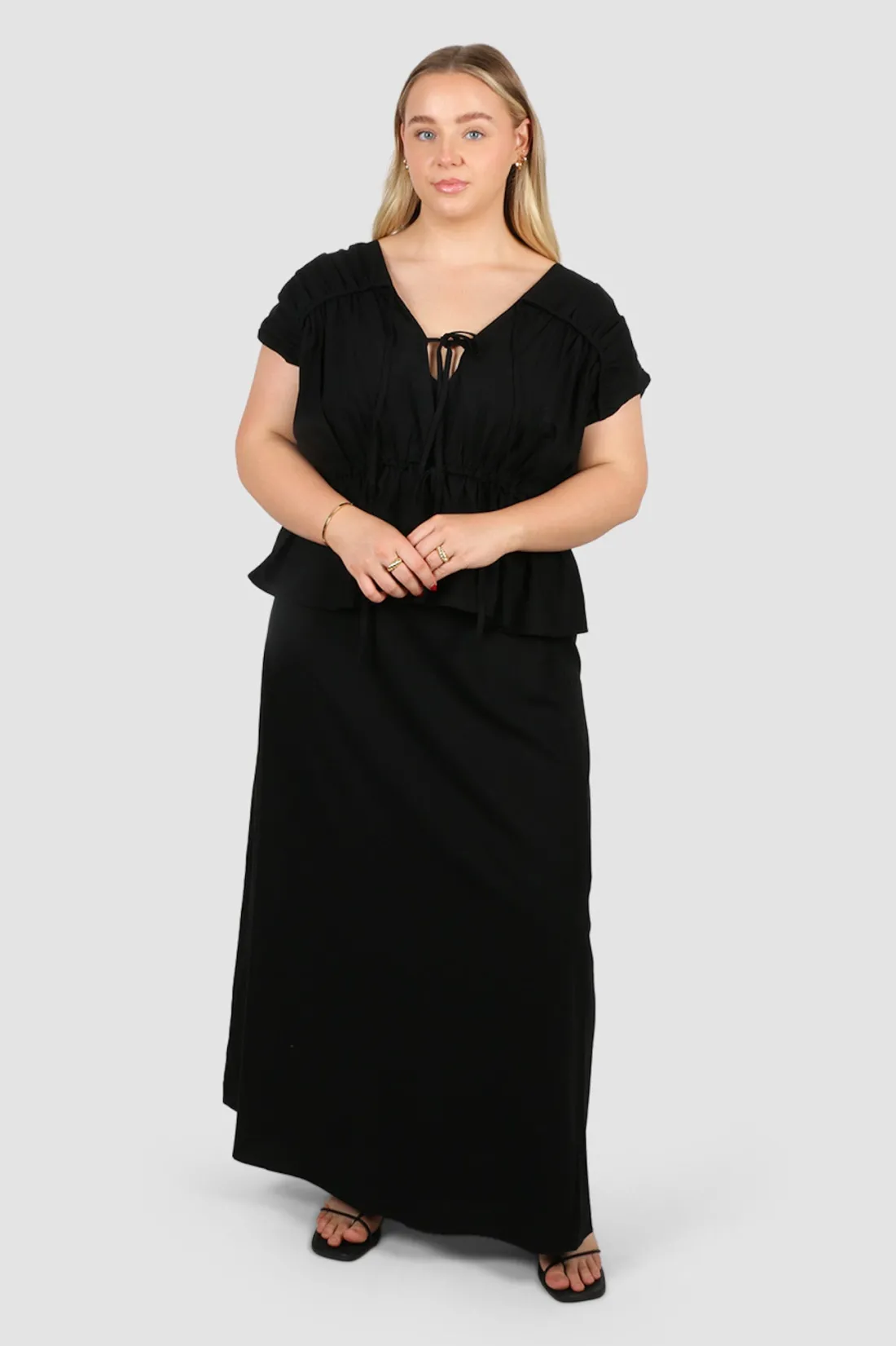 Fayt Tops | Sets | ZADIE TOP BLACK