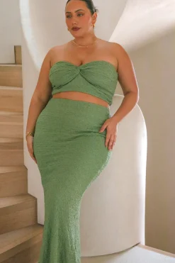 Fayt Skirts | ZENNA MIDI SKIRT SAGE