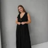 Fayt Sets | ZYLA TIERED MAXI SKIRT BLACK